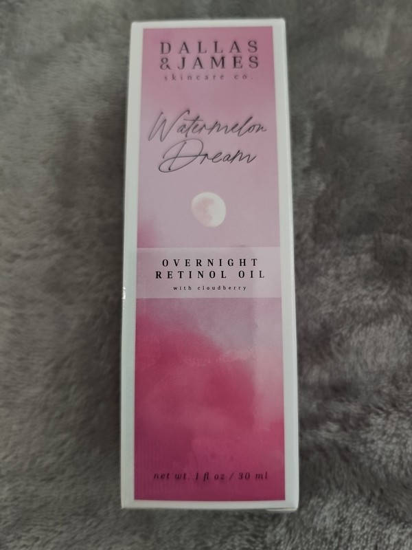 Dallas & James Skincare Co. Watermelon Dream Overnight Retinol Oil 1 fl oz NIB