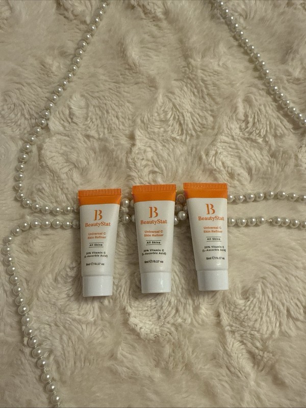 Lot 3 BeautyStat Universal C Skin Refiner 20% Vitamin C 0.17 oz ea-.51 oz Total