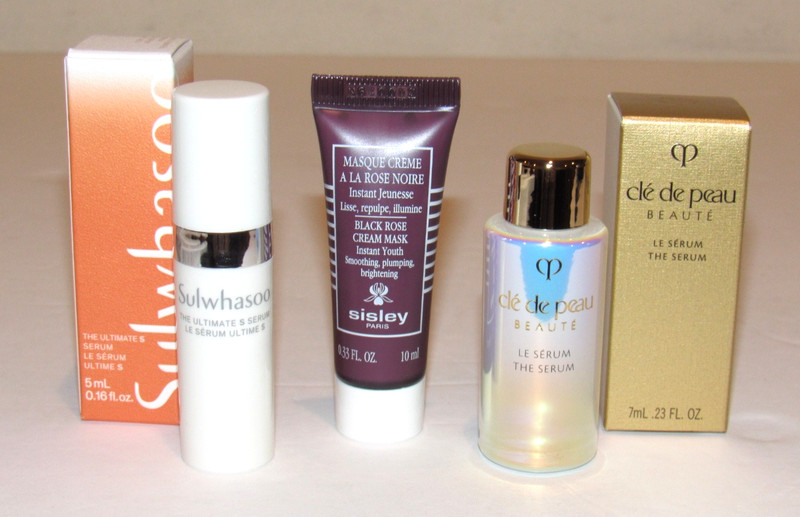 Luxury Beauty Lot Cle de Peau The Serum Sulwhasoo Sisley Black Rose Cream Mask