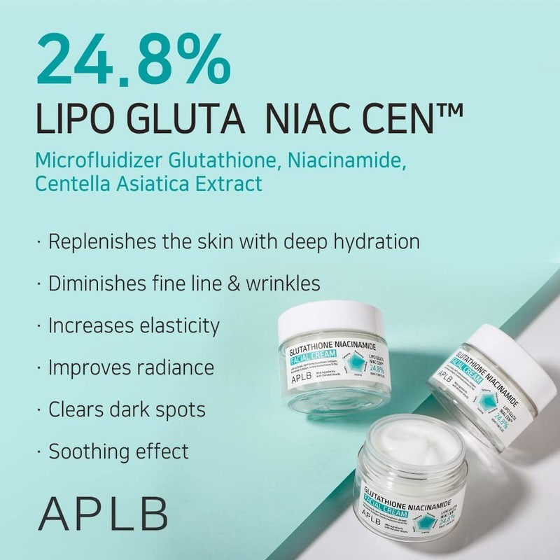 Moisture-Rich Glutathione & Niacinamide Facial Cream 55ml - For Radiance & Care gallery