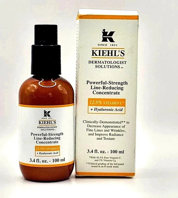 Kiehl’s POWERFUL-STRENGTH Line Reducing Concentrate. 3.4 oz/100 ml Vitamin C