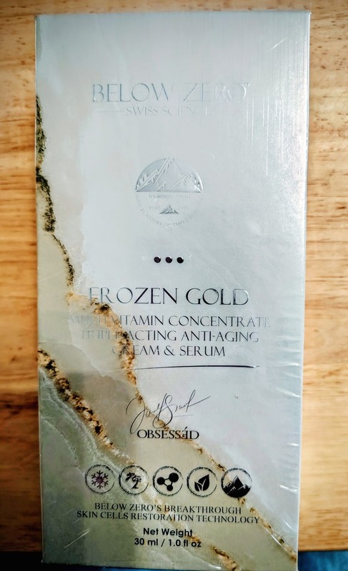 Below Zero Frozen Gold Multi-Vitamin Concentrate Cream & Serum- 30ml NEW In BOX gallery