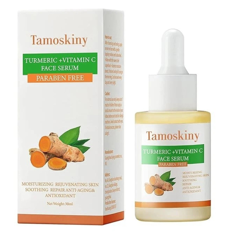 Turmeric Serum for Face & Body – All Natural Turmeric Skin Brightening Oil for D