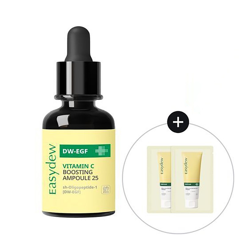 EASYDEW DW-EGF Vitamin C Boosting Ampoule 25 13g + Cream 2g x 2 sheets