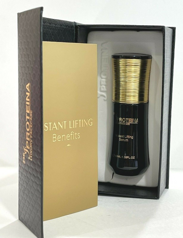 24K IProteina Luxury FaceCare Instant Lifting Serum 1.35 oz / 40 ml NIB