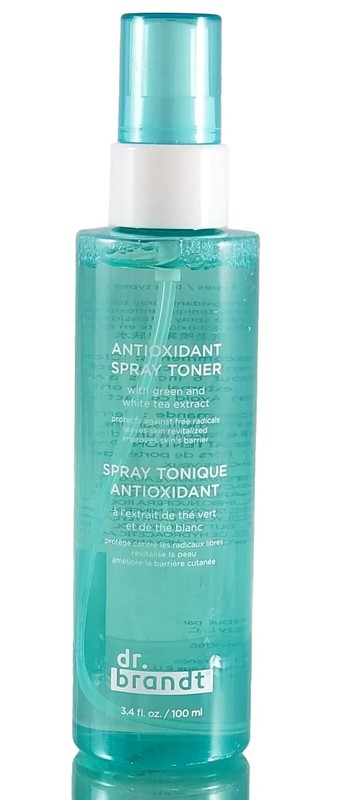 DR. BRANDT ANTIOXIDANT SPRAY TONER WITH GREEN AND WHITE TEA EXTRACT NEW MSRP $40