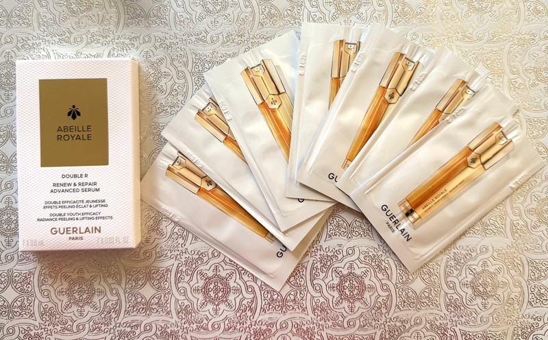 GUERLAIN ABEILLE ROYALE DOUBLE R RENEW & REPAIR ADVANSED SERUM 7 X 0.02 OZ NIB