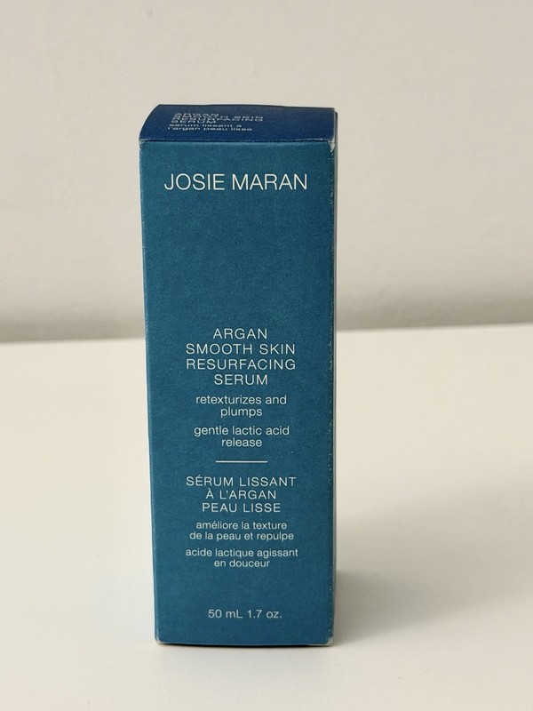 Josie Maran Argan Smooth Skin Resurfacing Serum Anti Aging 1.7 oz NEW in Box gallery