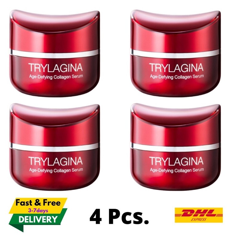 4x Trylagina Ultimate Collagen Serum Anti-Aging Wrinkle Treatment Whitening 30g