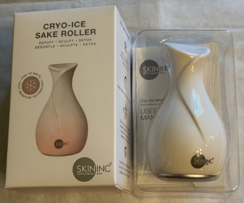 SkinInc Sculpting & Depuffing CRYO-ICE SAKE ROLLER NEW