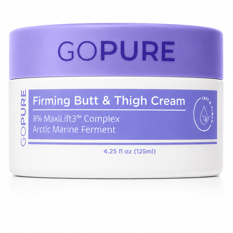 GOPURE Firming Butt & Thigh Cream (125ml) for Firming and Sagging Skin Treatment