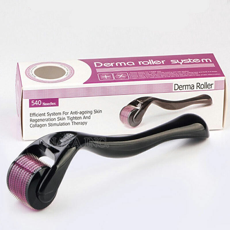 Stainless Steel 540 pins Derma Stamp Skin Therapy MTS Anti Aging Scar Roller
