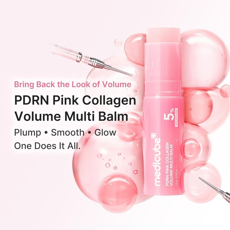 3 pack [MED ICUBE] PDRN Pink Collagen Volume Multi Balm - 10g US gallery
