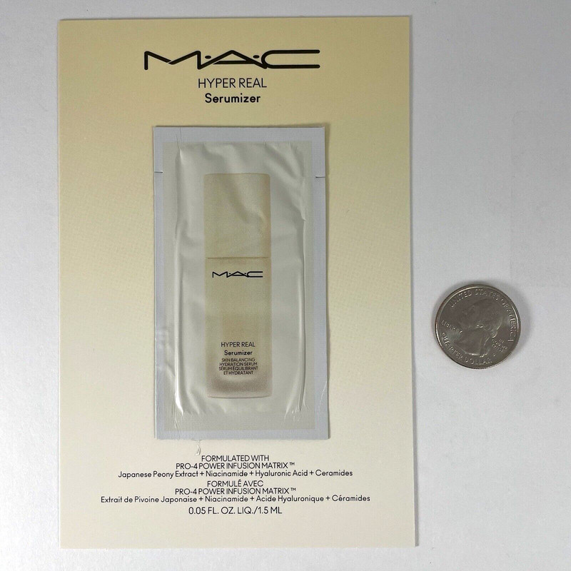 3 MAC Hyper Real Serumizer Sample Sz 1.5ml .05 oz Each .15 oz Total 3X LOT Serum gallery