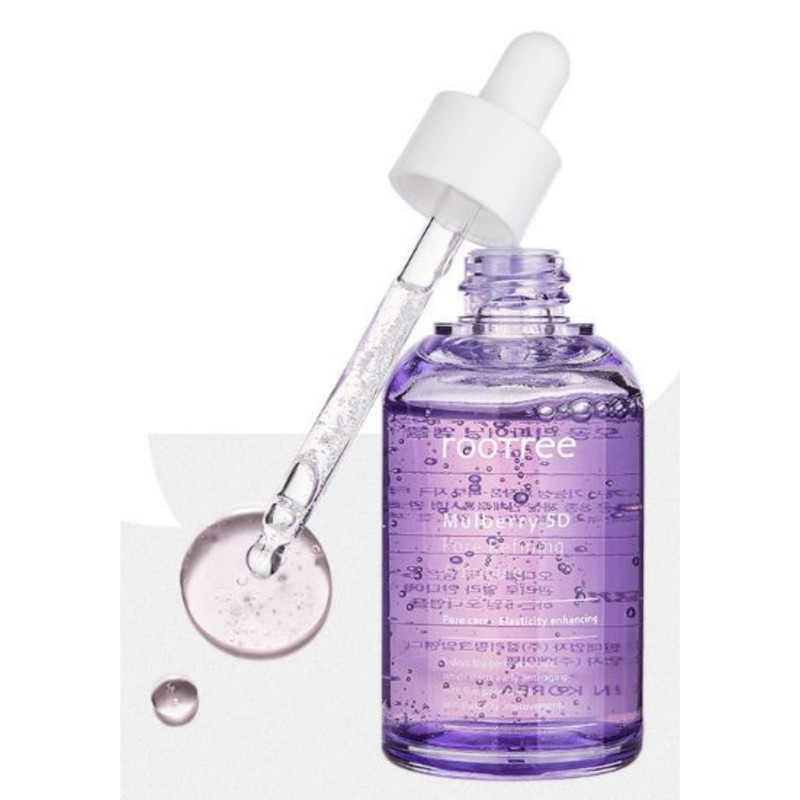 Rootree Mulberry 5D Pore Refining Ampoule Pore Care Elasticity Enhancing 50ml