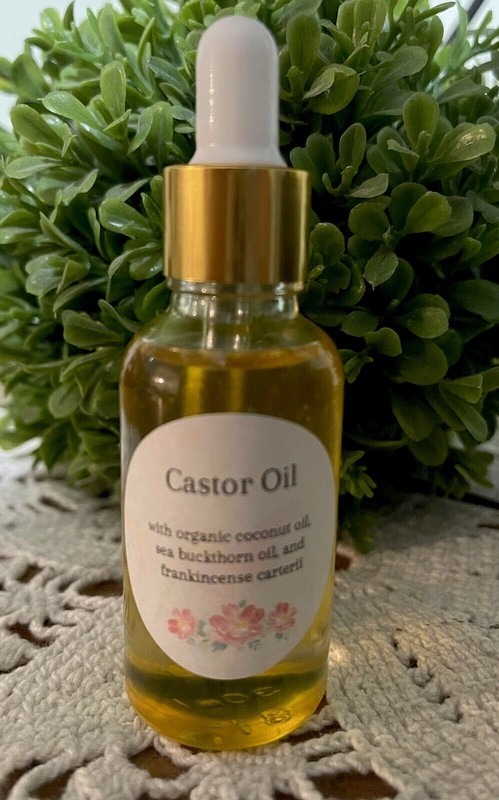 All Natural Anti-aging Castor Oil Frankincense Facial Serum W/Sea Buckthorn