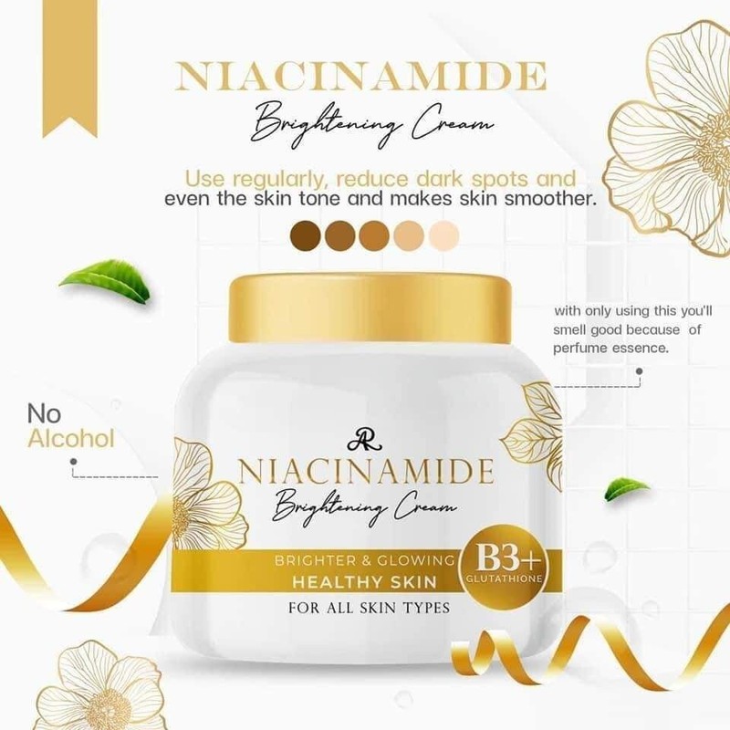 AR Niacinamide Brightening Cream Vitamin B3 & Glutathione 200g gallery