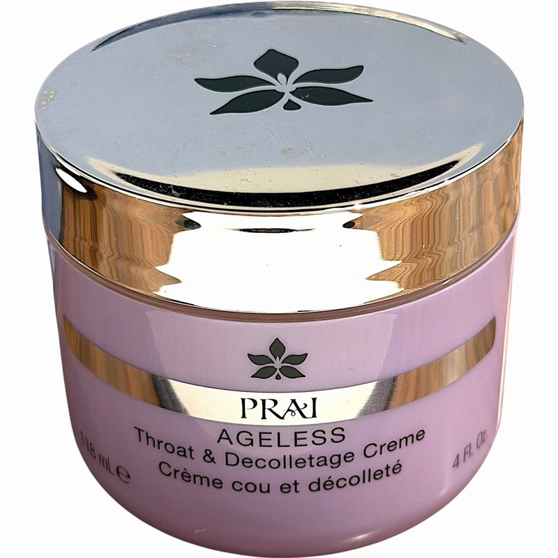 Sealed PRAI Ageless Throat & Decolletage Creme 4 Fl Oz – 118 mL – Anti-Aging