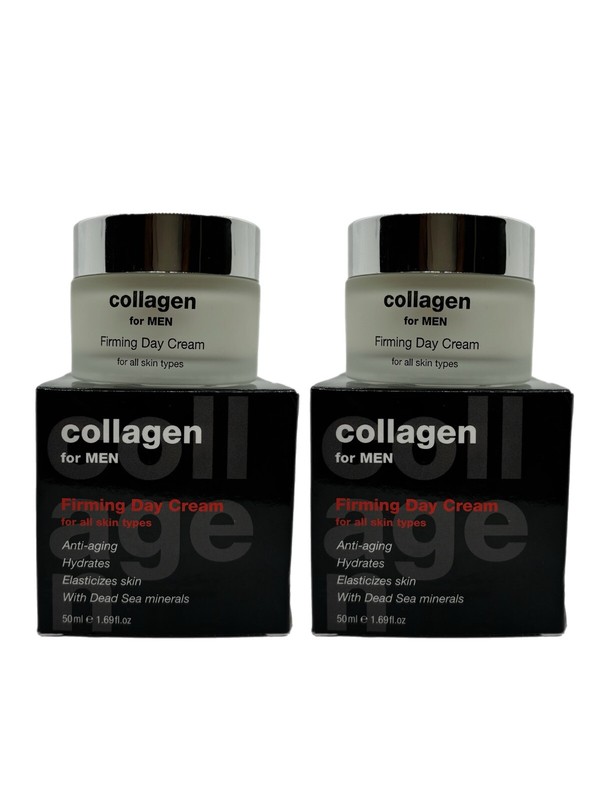 LOT of 2 Chic Cosmetic Men Collagen Firming Day Cream 1.7oz – Exp: 03/2027