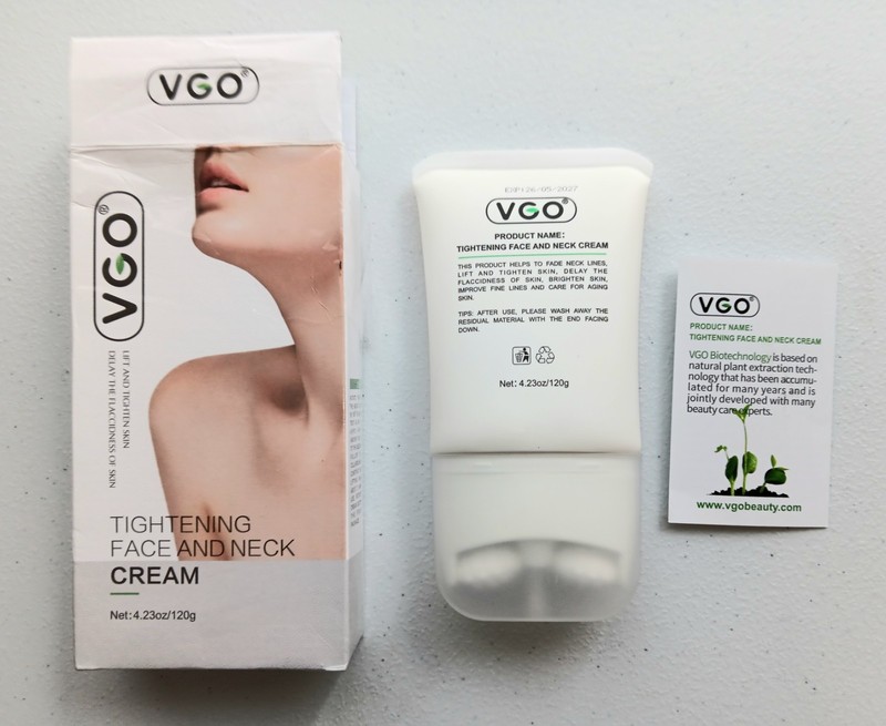 New VGO Tightening Face And Neck Skin Cream 4.23 Oz Anti Aging Fade Wrinkles gallery