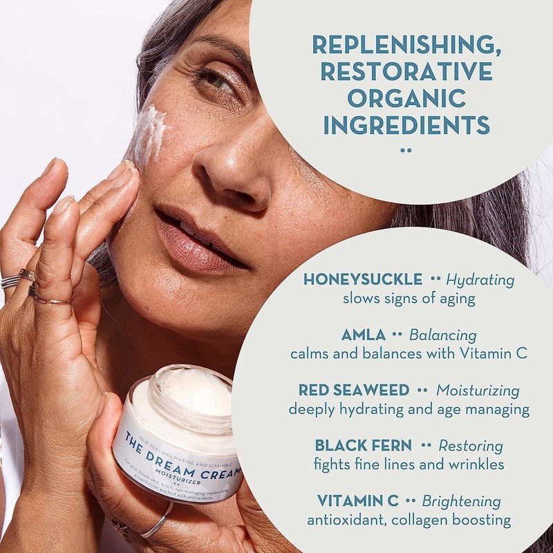 Organic Skin Co The Dream Cream Moisturizer, New Zealand Marine Vitamin C, 50 ml gallery
