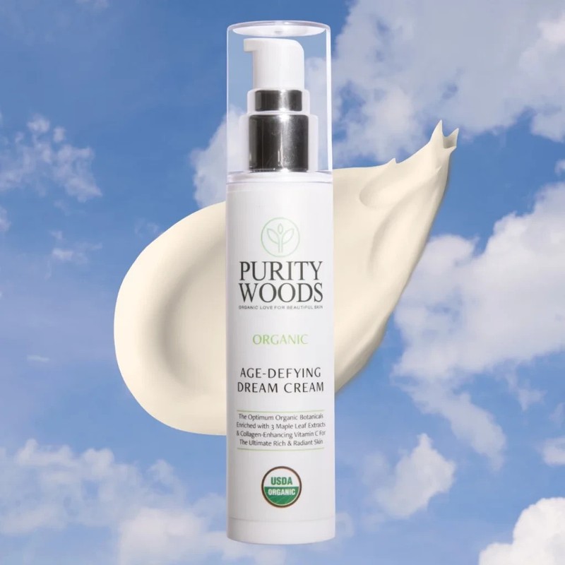 Organic Anti Aging Face Cream Moisturizer Wrinkle Firming Hydrating Skin Care