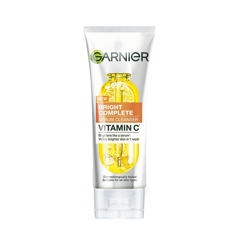 Garnier Vitamin C + Serum Face Wash Visibly Brighter Skin 100gm
