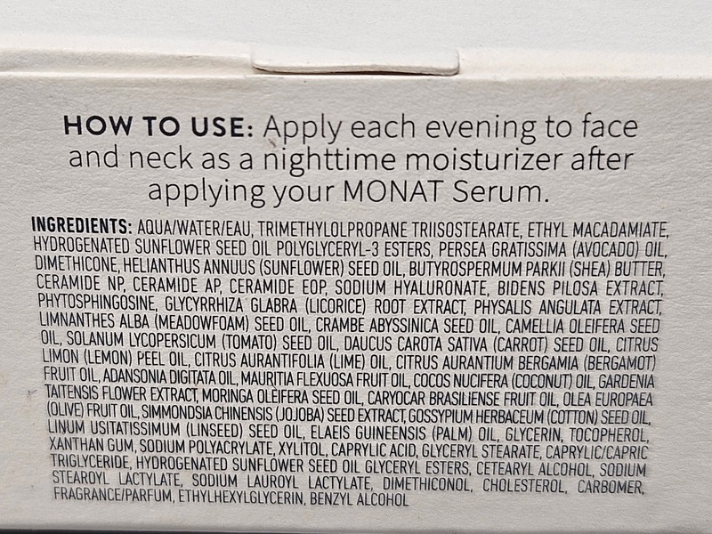 TRAVEL SIZE Monat Night Haven Overnight Age Control Cream 0.5 fl. oz - New gallery