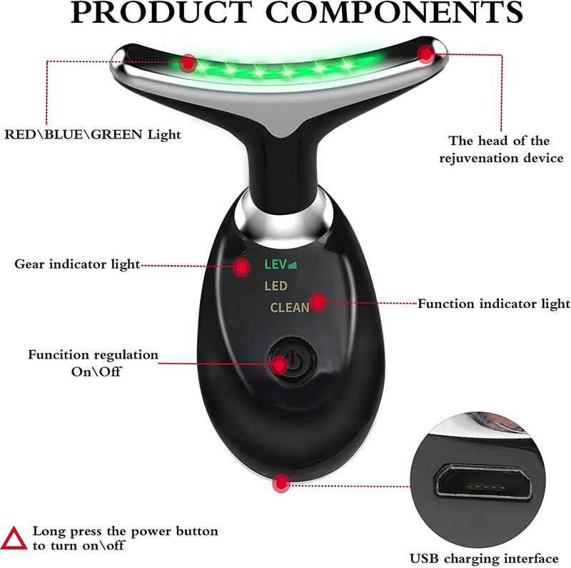 Anti Wrinkles Face Massager Anti-Aging Facial Neck Eye Device for Women and Man gallery