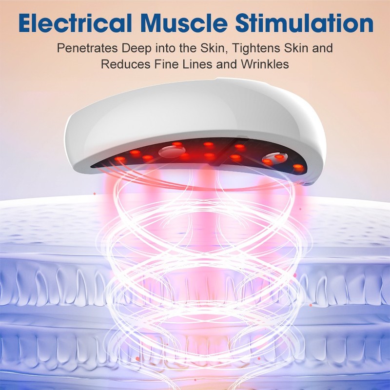 Electric Eye Massager Red Light 3D EMS Therapy Eye Fatigue Relax Beauty Device gallery