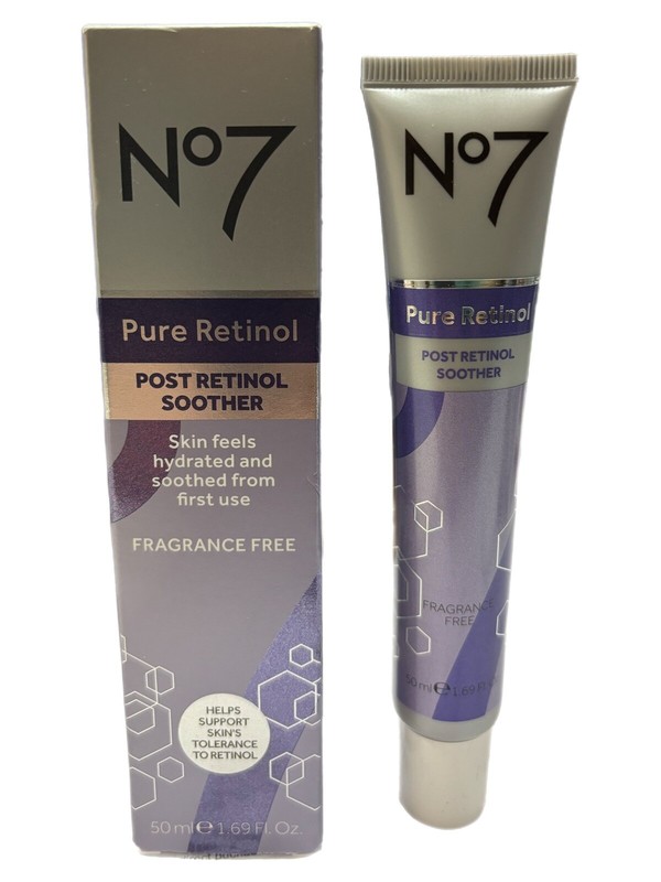 LOT of 2 No7 Pure Retinol POST RETINOL SOOTHER 1.69oz New In Box