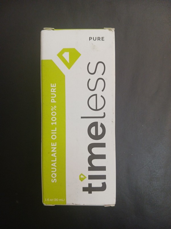 ( 1 ) Timeless SQUALENE OIL • 100% PURE Olive Derived 1 fl oz Damaged Box