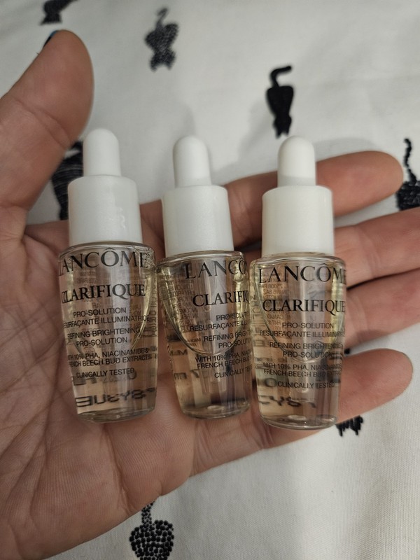 3x Lancome Clarifique Refining Brightening Pro Solution 0.23 oz/ 7mL each