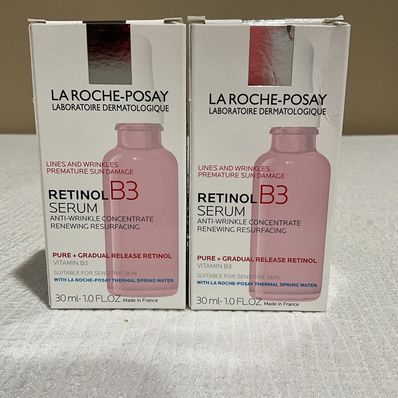 La Roche Posay Retinol B3 Serum Anti-Wrinkle Concentrate 30ml/1.0fl.oz. 2pks