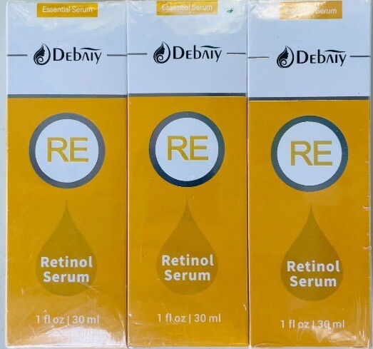 Retinol Serum Anti Aging Moisturizing for Skin (1Fl.Oz/30ml) NEW 3 Pack DEBAIY