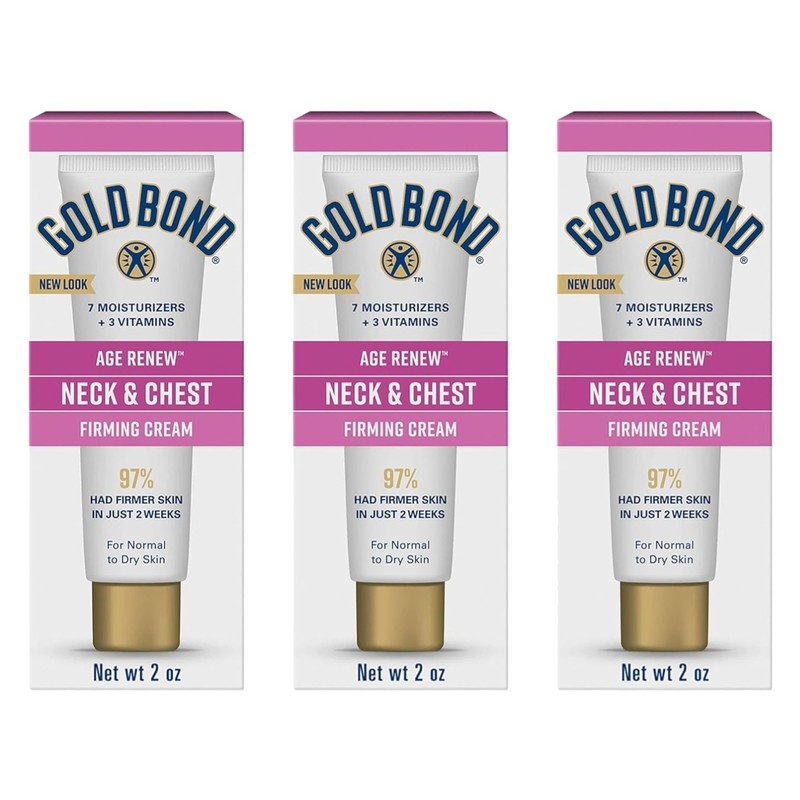 Hydrating Neck & Chest Firming Cream, 3-Pack, 2 oz Each
