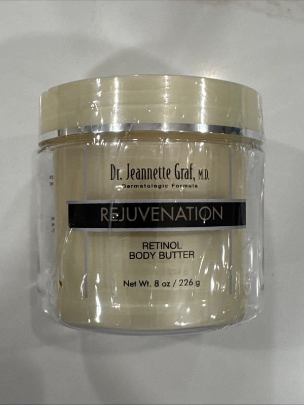 Dr Jeannette Graf Rejuvenation Retinol Body Butter full size 8 Oz – New & Sealed