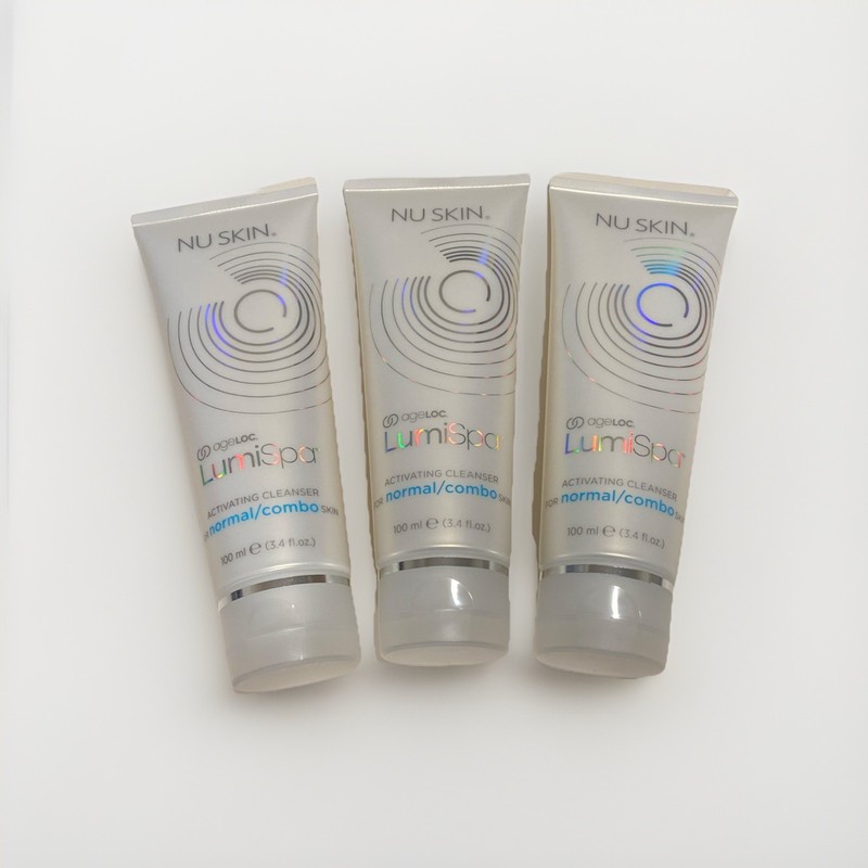3x Nu Skin AgeLoc LumiSpa Activating Cleanser Normal/Combo Skin 100ml