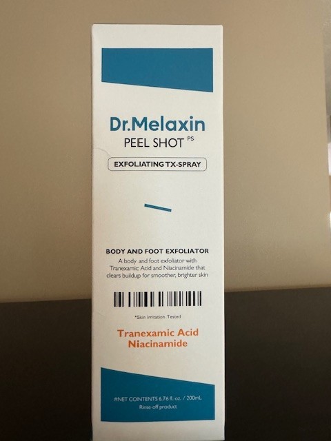 Dr.melaxin Peel Shot Exfoliating TX spray Body & Feet NEW EXP 9/2028