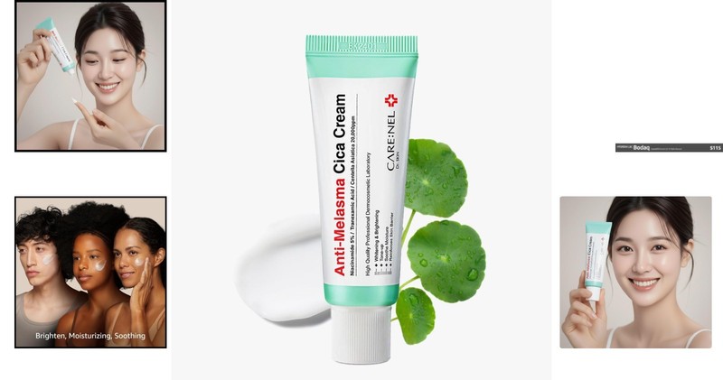 Korean Skin Care Cream with Centella Asiatica - Dark Spot & Brightening Solution gallery