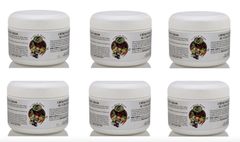 (Pack of 6) Essence de Beauté Collagen & Vitamin E Cream 4oz