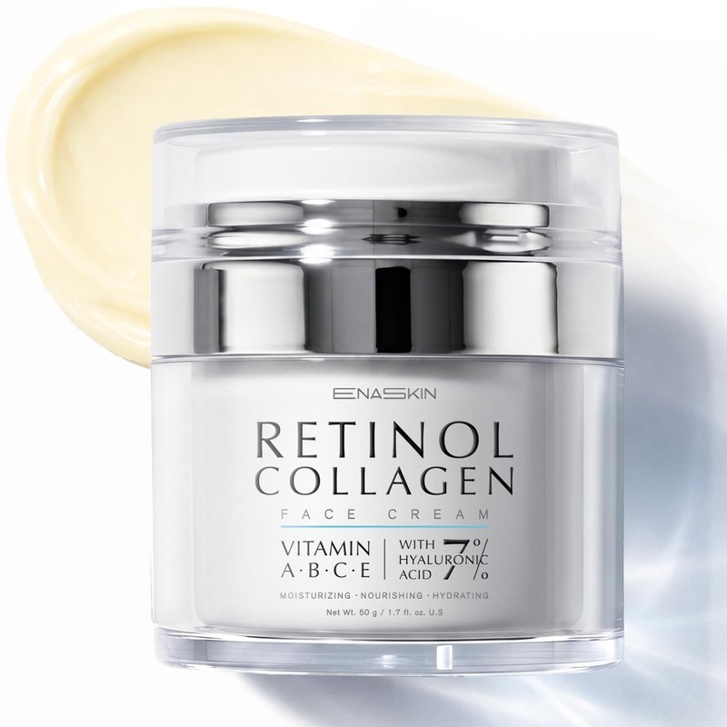 Retinol Moisturizer Anti Aging Wrinkle Cream for Women Men Collagen Boost