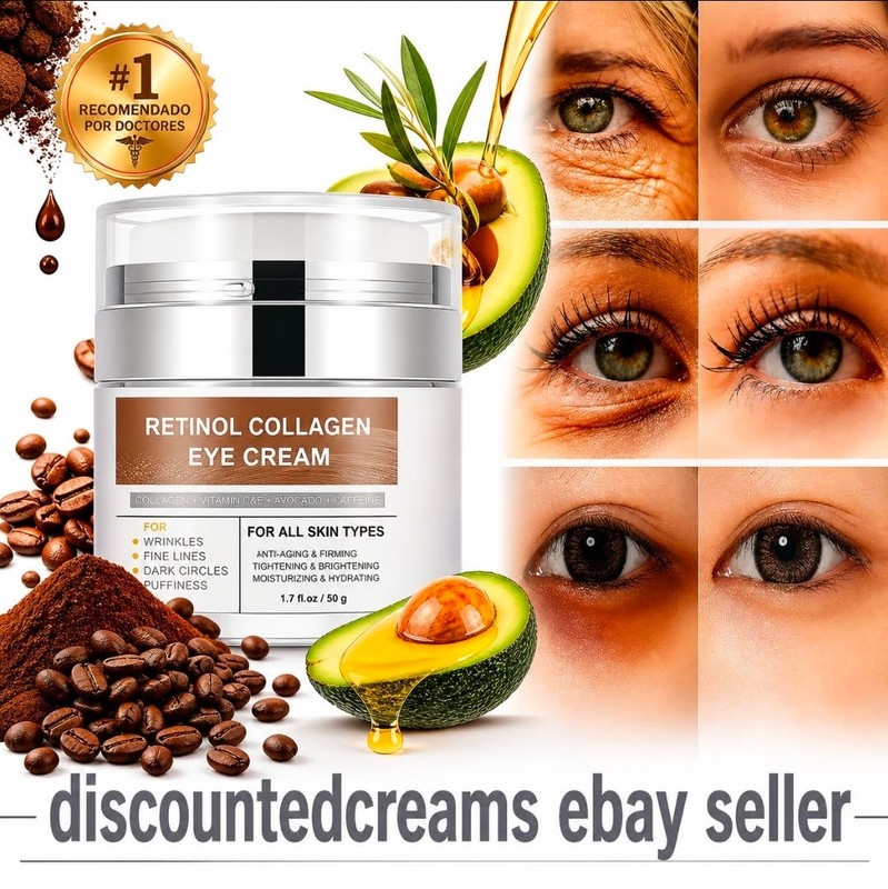 Crema Para Las Ojeras Anti-arrugas Remueve Bolsas En Los Ojos Y Circulos Oscuros