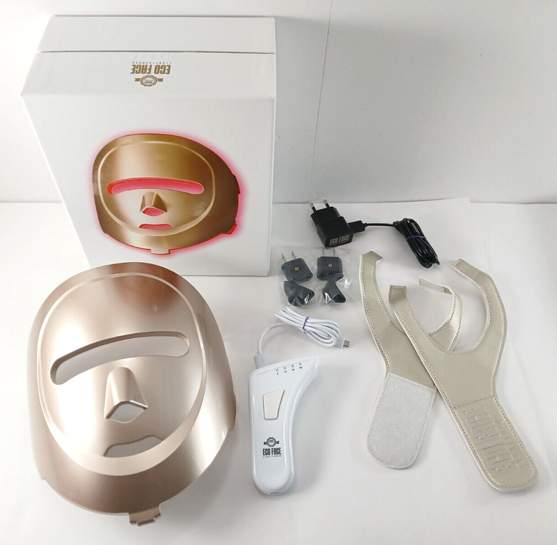 Eco Face LED PHOTON LIGHTING MASK At-Home Healthy Skin Care Therapy EXCELLENT!