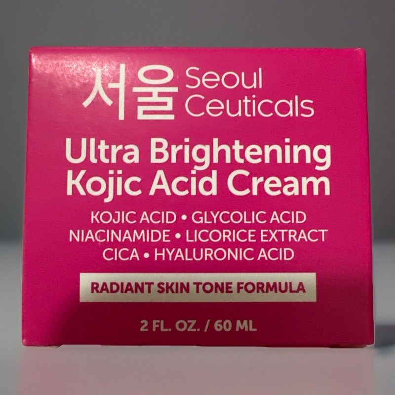 New Seoul Ceuticals ultra Brightening Kojic Acid Cream,Exp 8/2027