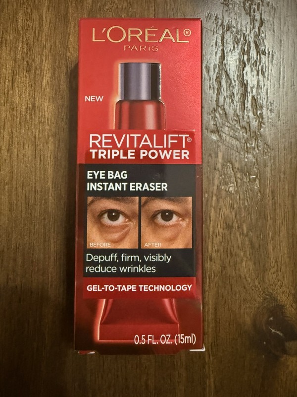 L’Oreal Revitalift Triple Power Eye Bag Instant Eraser 0.5 oz – NEW