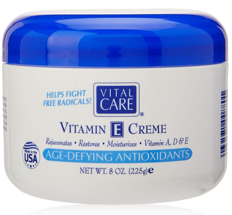 Vitamin E Crème, (8 Fl. Oz), A Complete Skin Care with Age- Defying Antioxidants