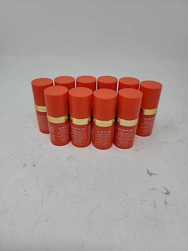 10 NEW Lion Pose Unspotted 4x Acid Jelly Night Serum 5 ml / 0.17 fl oz Travel
