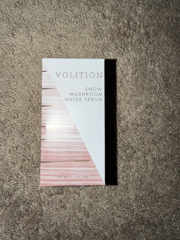 Volition Snow Mushroom Water Serum 1 Fl Oz. Full Size- New In box