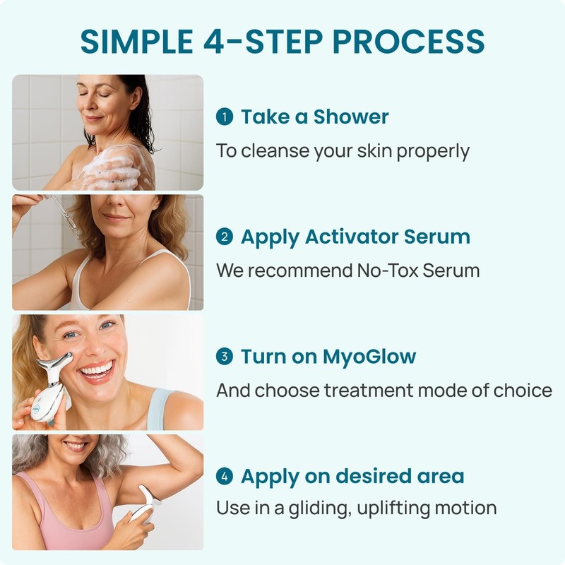 Myderma Dream Myoglow Led Arm Neck And Face Total Body Sculpting Device From gallery
